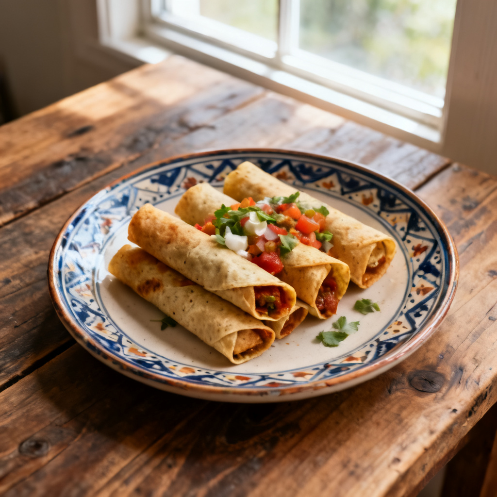 Bakade Chipotle Chicken Taquitos