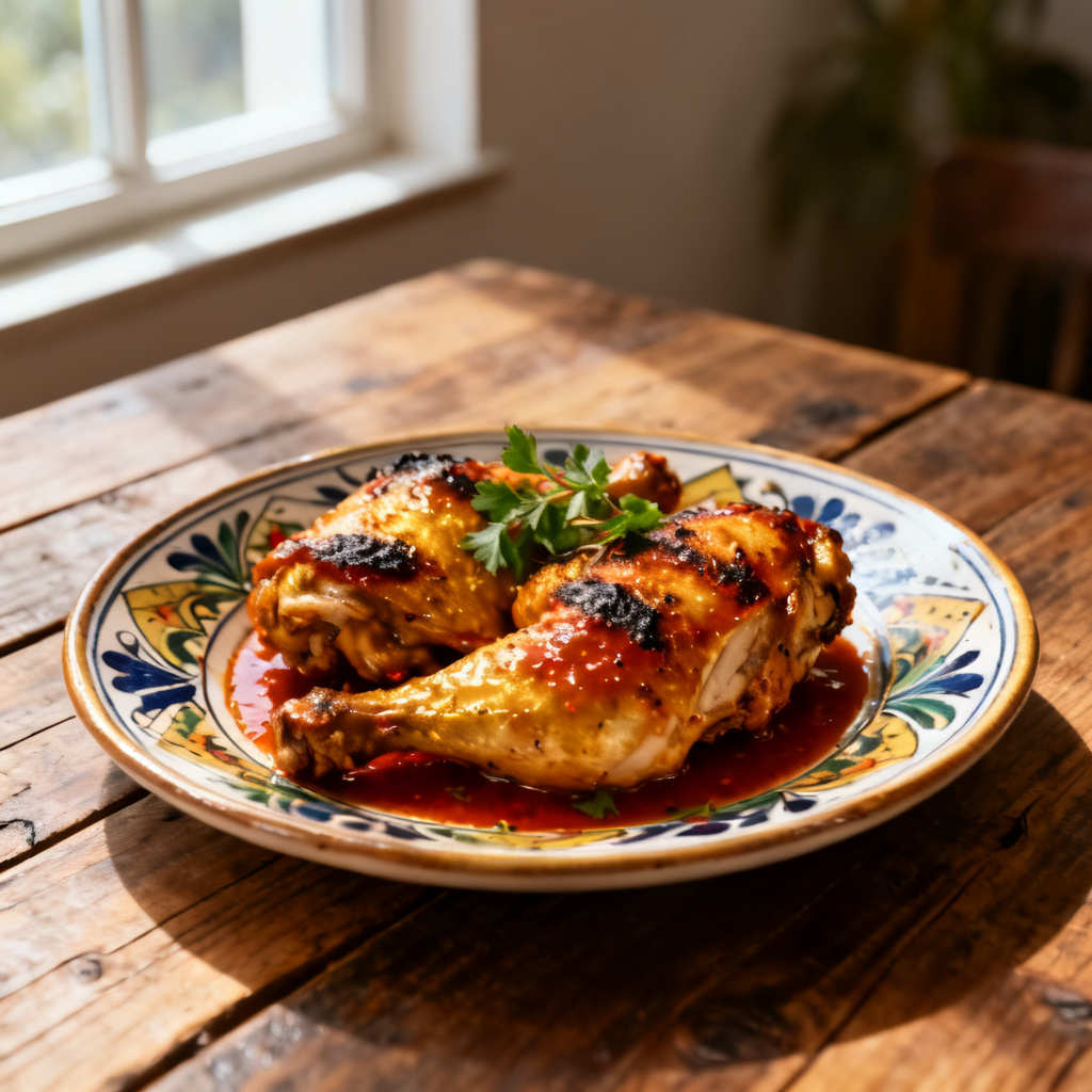 Piri-piri chicken and slaw
