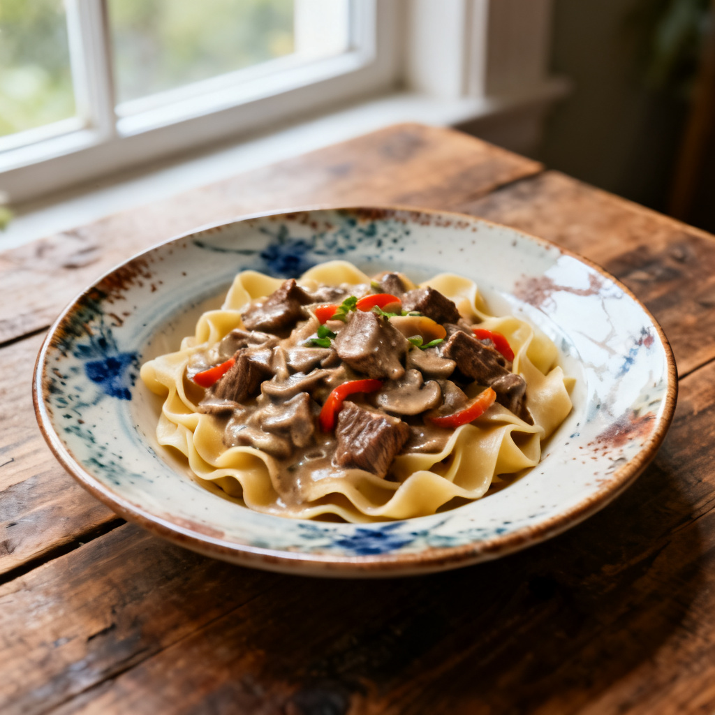 Beef Stroganoff