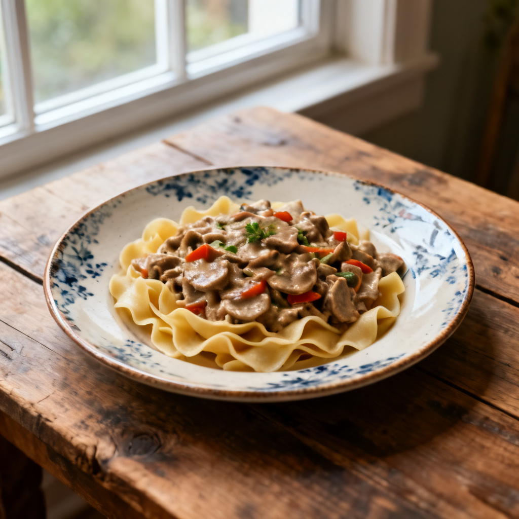 Beef Stroganoff