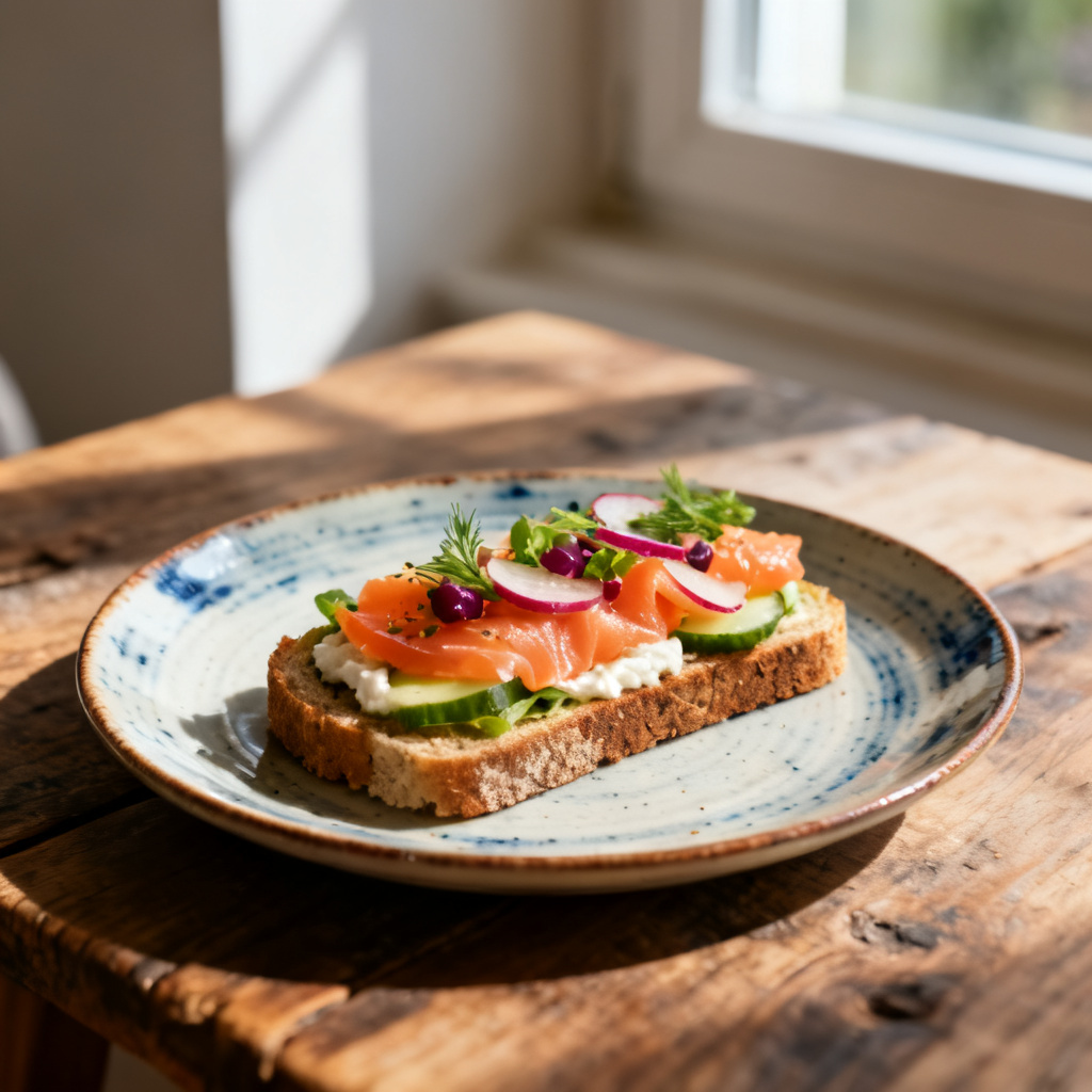 Bookmakertoast på köttfärsbiff med ugnsrostade potatishalvor