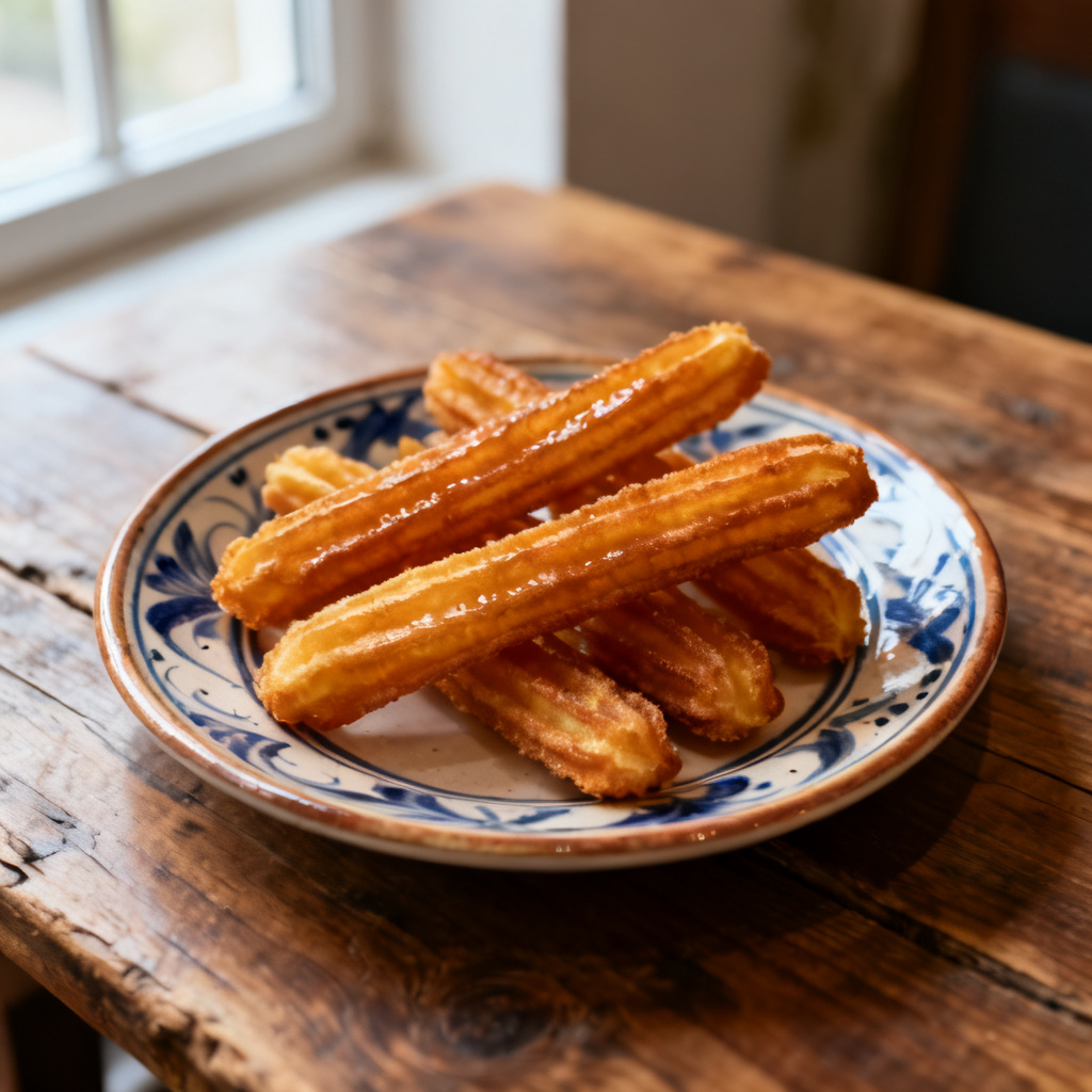 Churros med chokladsås
