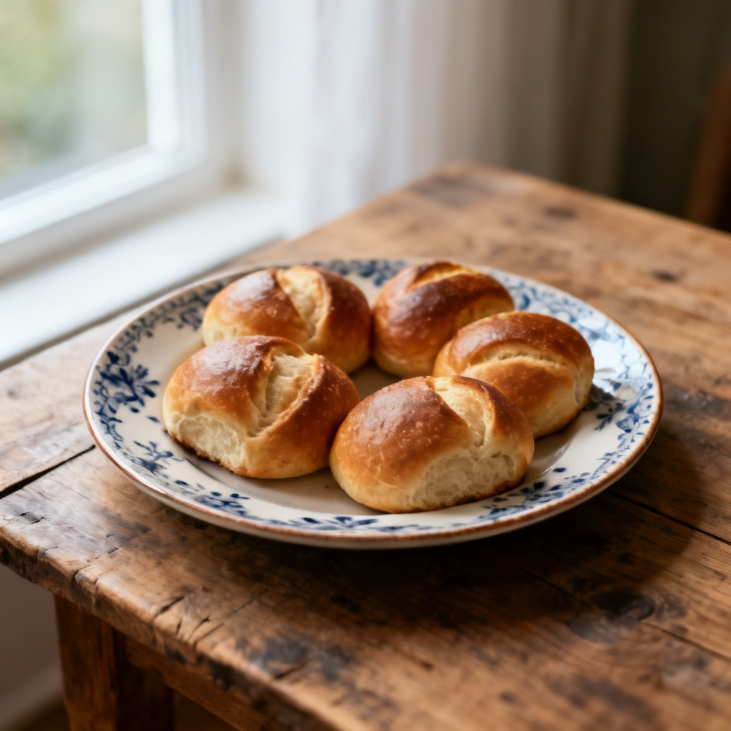Rågbullar med kavringsmak