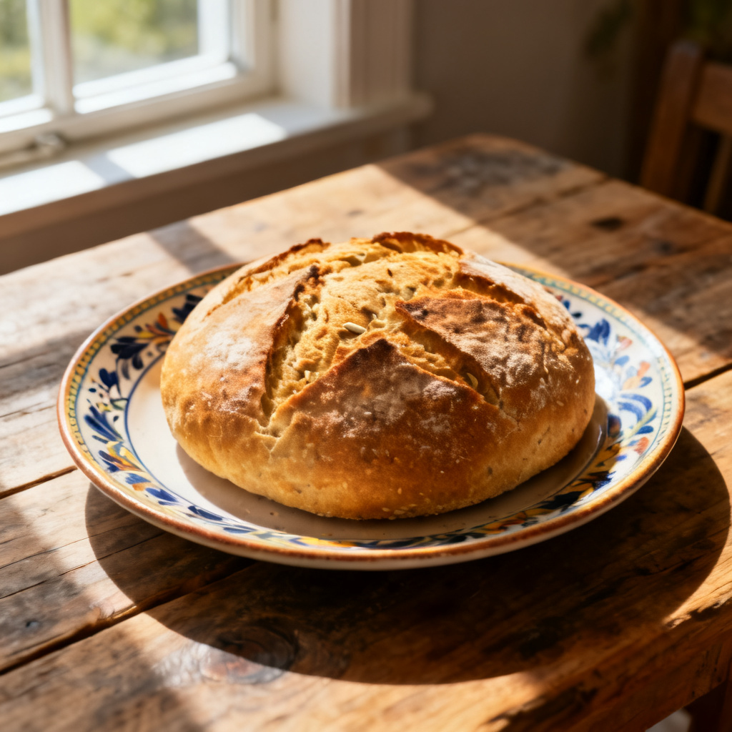 Dinkelbröd med frukt och nötter