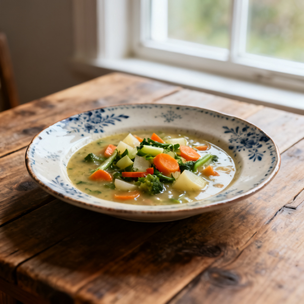 Grönsaksgryta med ajvar och kesogremolata