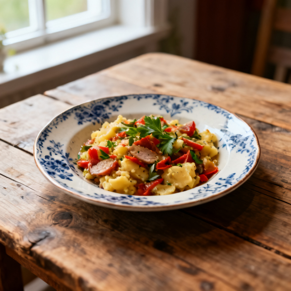Vegansk gubbröra på knäcke