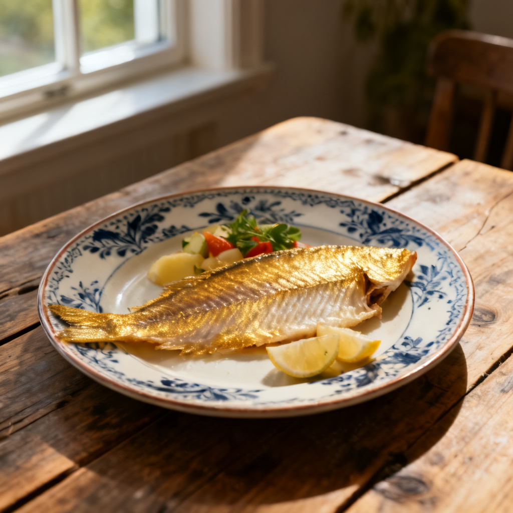 Lutfisk med skånsk senapssås