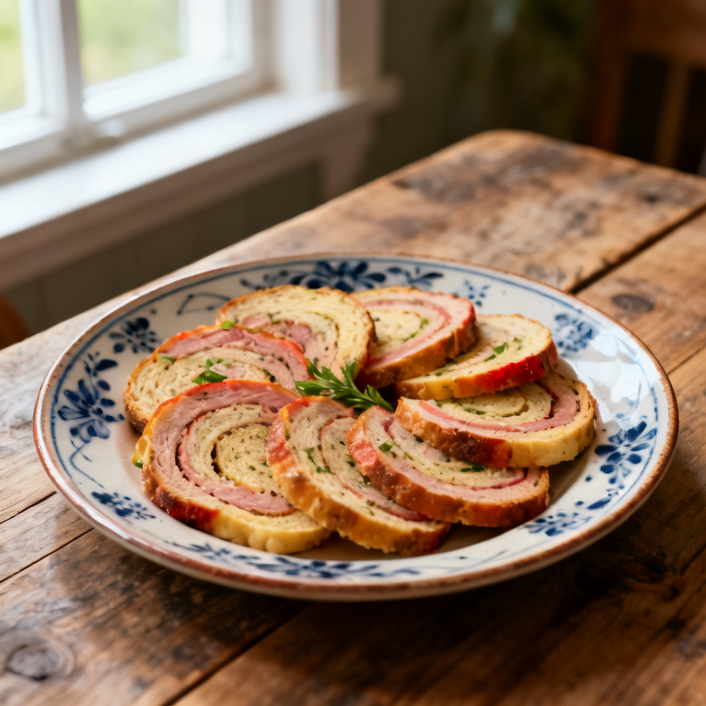 Snittar med räkor och wasabi