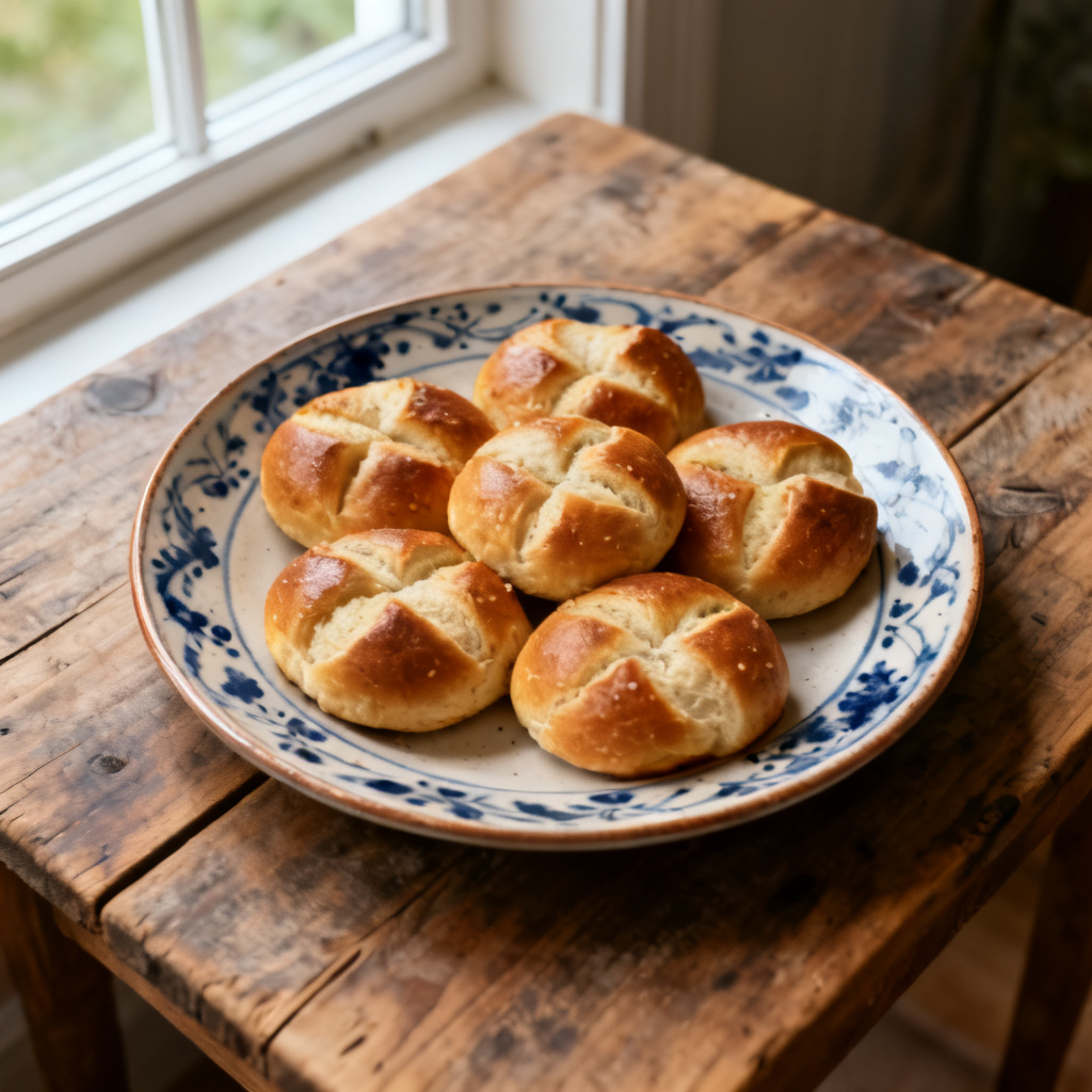 Kryddade hetkorssbullar
