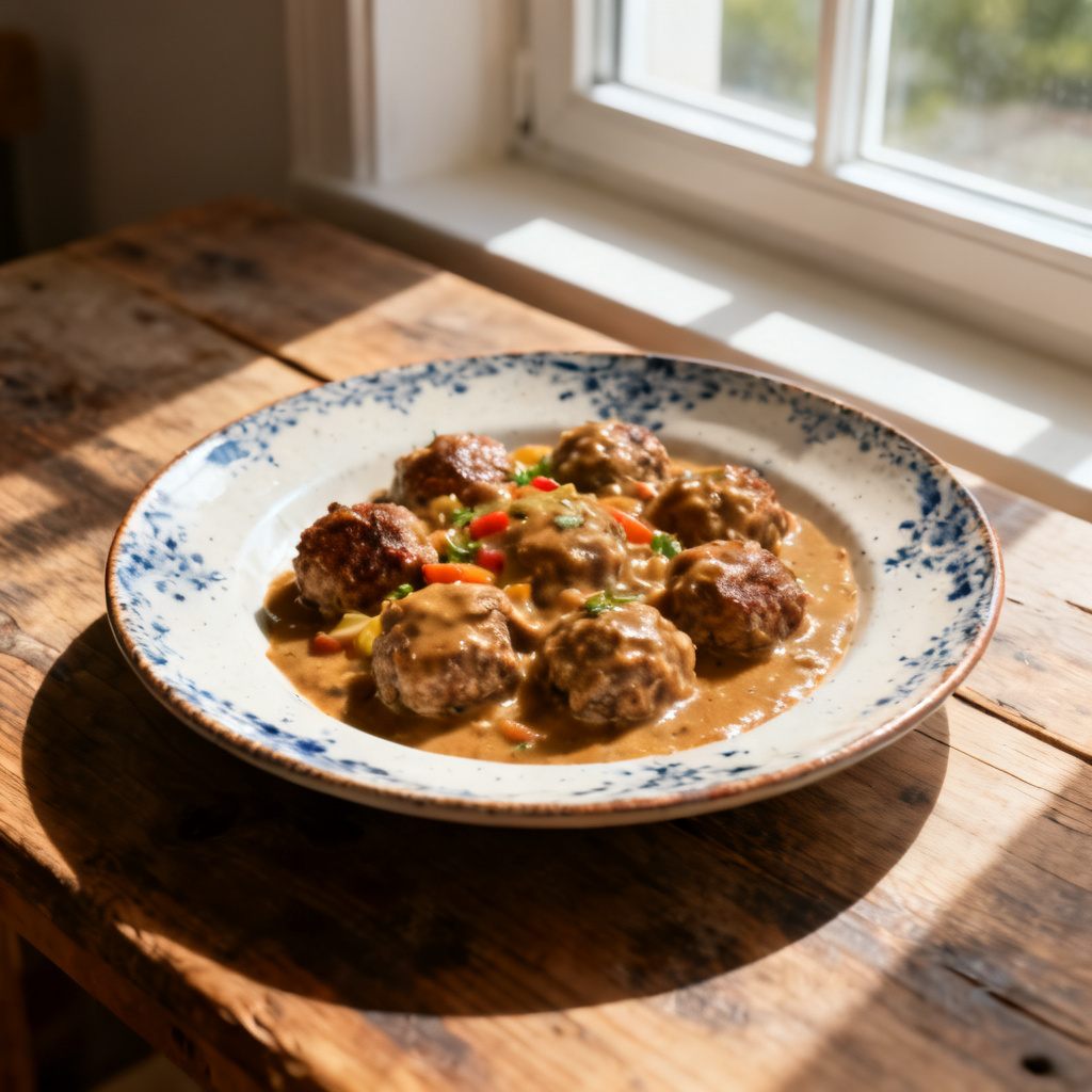 Köttfärssås gånger fyra