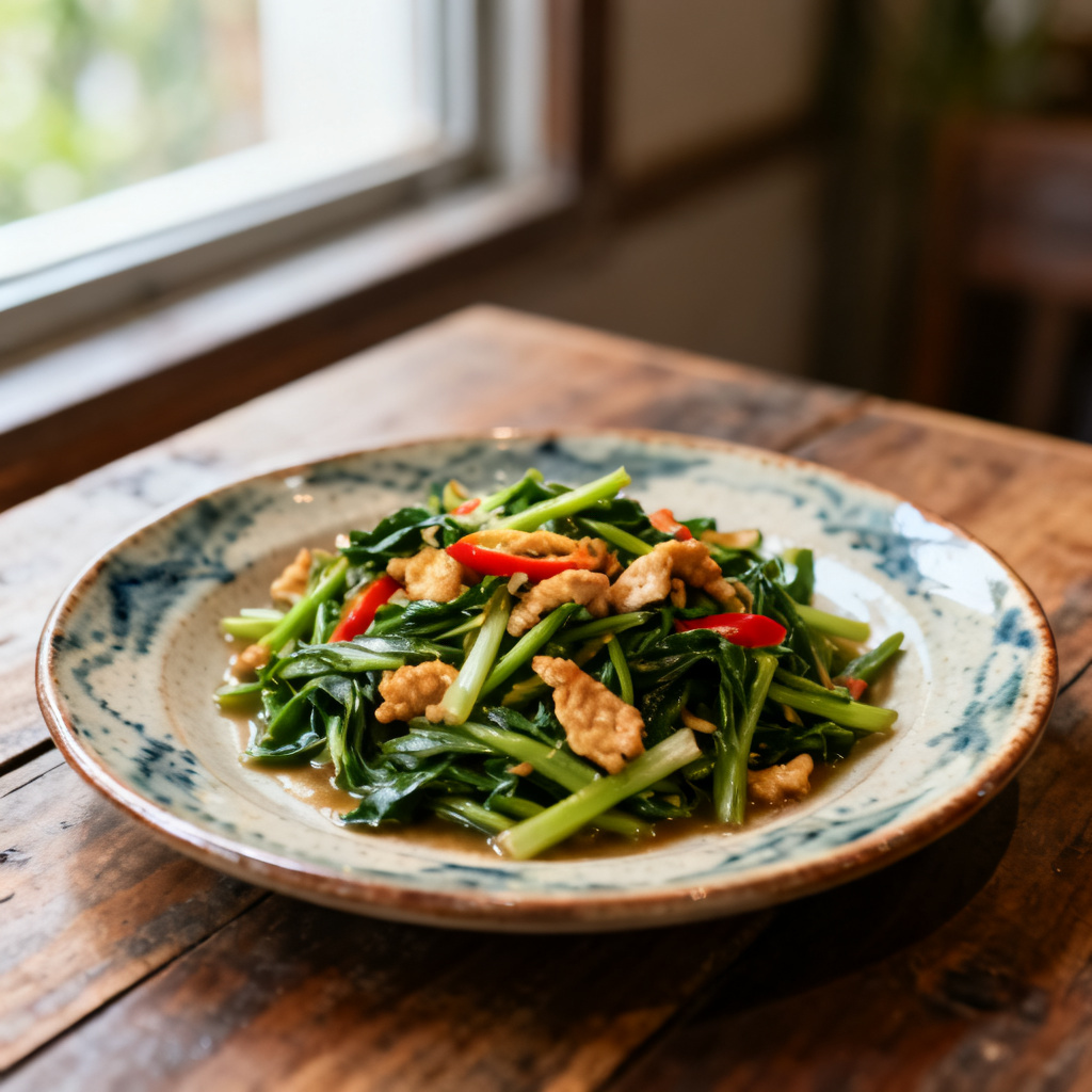 Thailändsk currynudelsoppa
