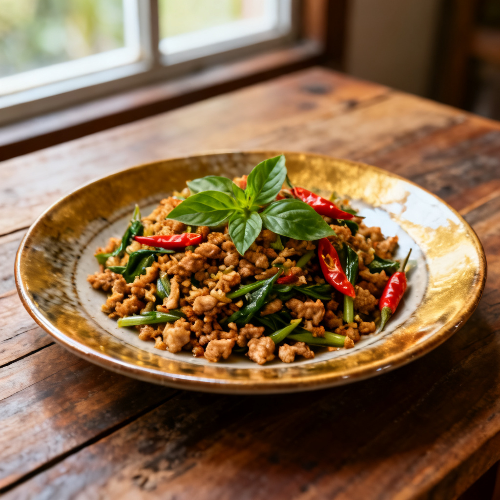 Pad kra pao