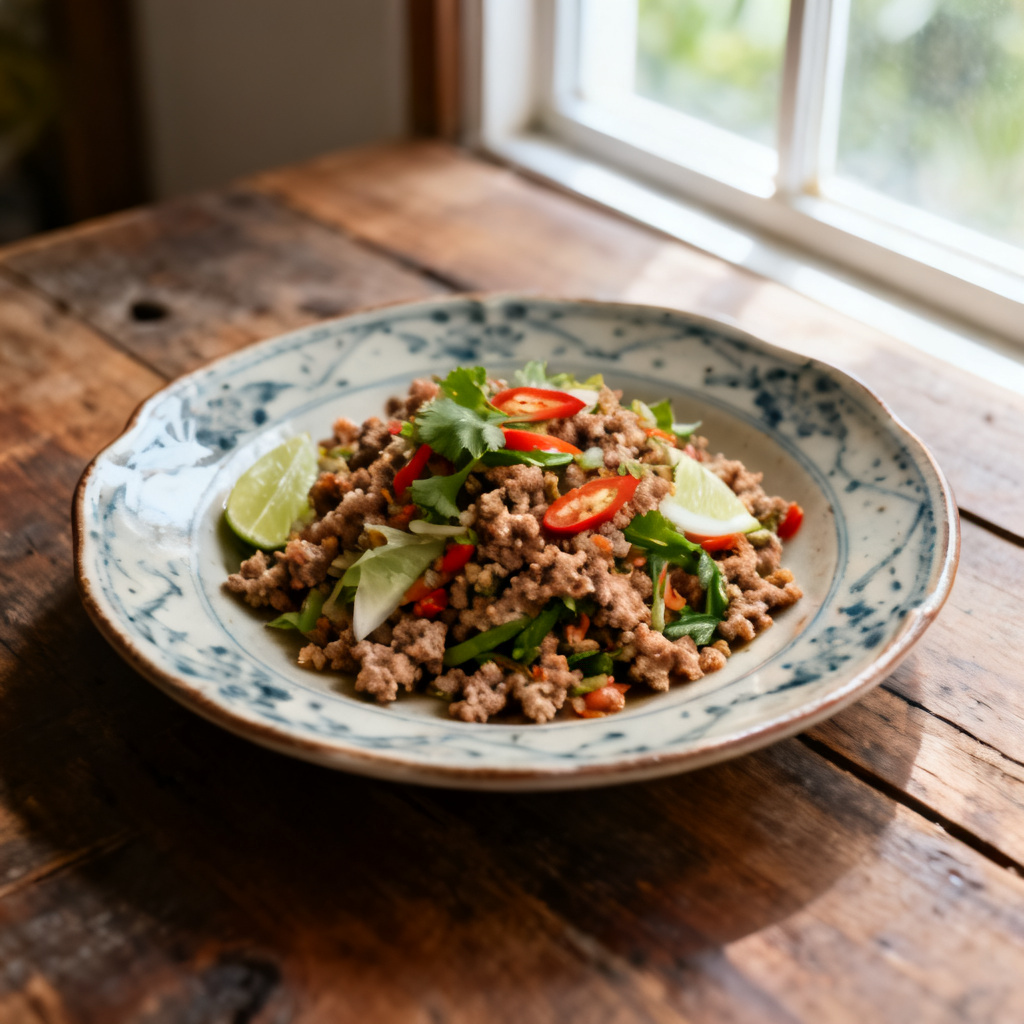 Turkisk larb-skål