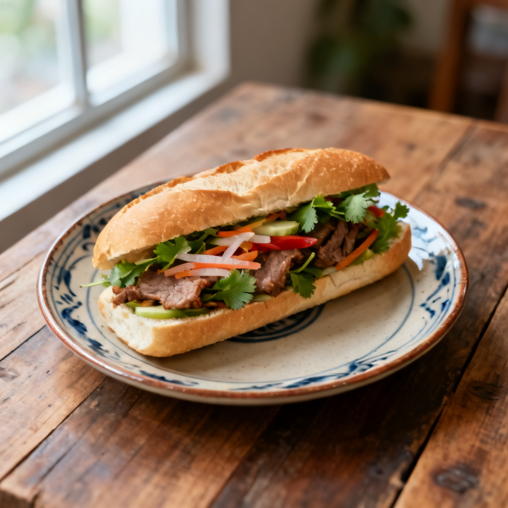 Vegansk banh mi