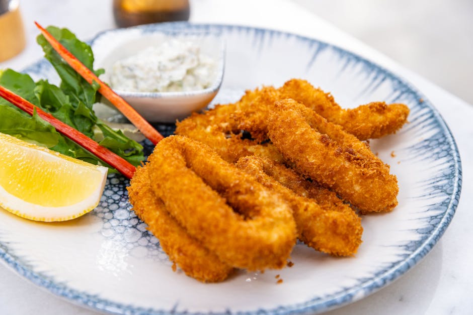 Bläckfisk tempura