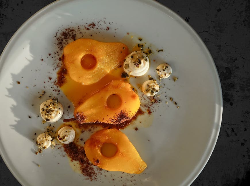 Sticky toffee pudding med päron