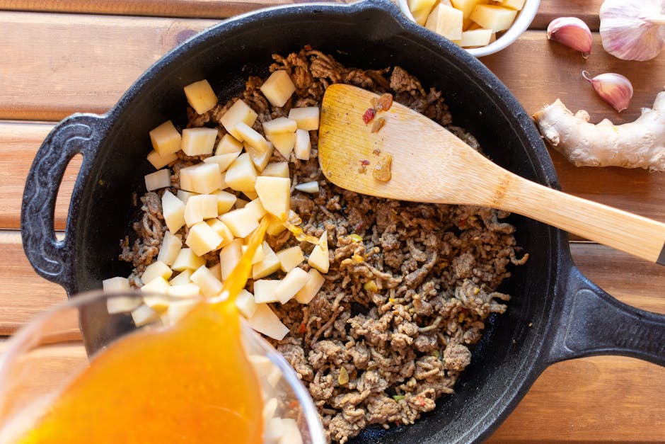 Grekisk pyttipanna med tzatziki